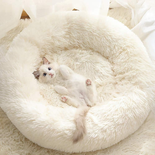 Gavenia Donut Cat Bed 50cm 30cm Diameter Washable 1