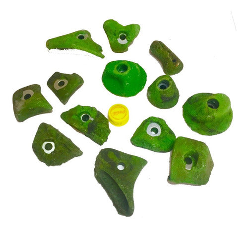 Presasuh Set of 13 Extra Small Climbing Holds 1