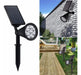 Solar LED Stake Lamp Rechargeable Garden Warm Light 3