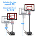 Basketball Hoop For Kids Outdoor Basketball Goal Portable B. 1