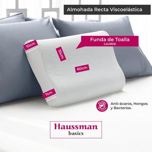 Almohada Cervical Viscoelastica Hipoalergenica Set X2 Oferta 1