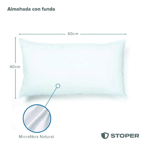 Stoper Premium Pillow 40x60 Cm Fiber Fill 1