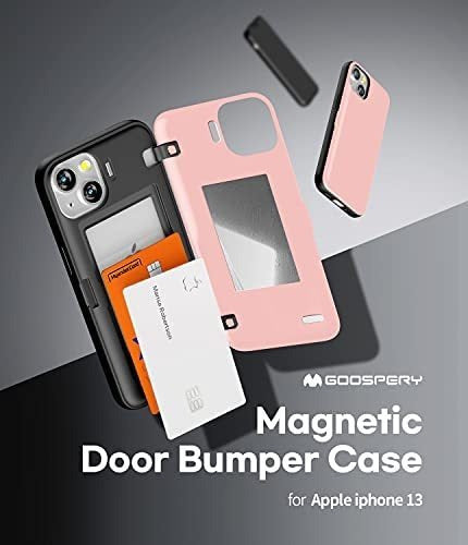 Goospery Phone Case for iPhone 13 with Magnetic Closure - Pink 1