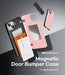 Goospery Phone Case for iPhone 13 with Magnetic Closure - Pink 1