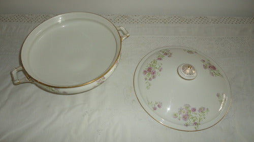 Fina Sopera Porcelana Parisina Limoges Antigua De 1900 Veala 5