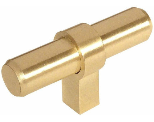 Cosmas 181BB 20 Pack - Brushed Brass Cabinet Bar Handle Pull Knob 0