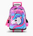 Footy Love Unicorn Soft LED Light Rolling Backpack 18" 1