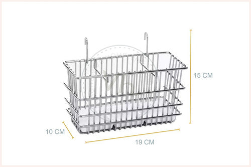 ORDINATO Chrome Hanging Cutlery Tray for Dish Drying Rack 6