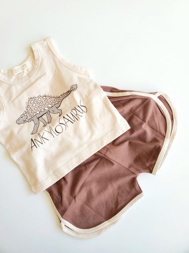 SET Conjunto De Short Y Musculosa _ Stop! Pretty Dino 5