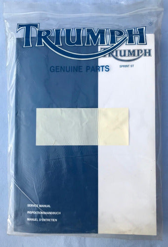 Triumph Sprint Motorcycle Service Manual Original New Unused - Triumph Sprint St Moto Service Manual Original Nuevo Sin Uso