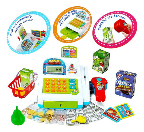 Berkma Cash Register Toy with Light and Sound 1