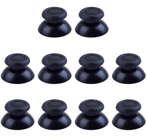 Bronagrand Replacement for PS4 Thumb Stick 5 Pairs Black 0