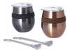 Doite Set Dos Mates Cucao 230ml Acero Inox. + Bombillas Febo 0