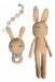Crochet Bunny Set + Rattle + Pacifier Holder by Chichelandia 9