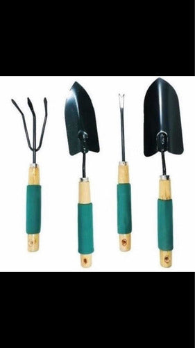 Klauss Set Jardinería 4 Piezas Palas Rastrillo Saca Yuyos 0