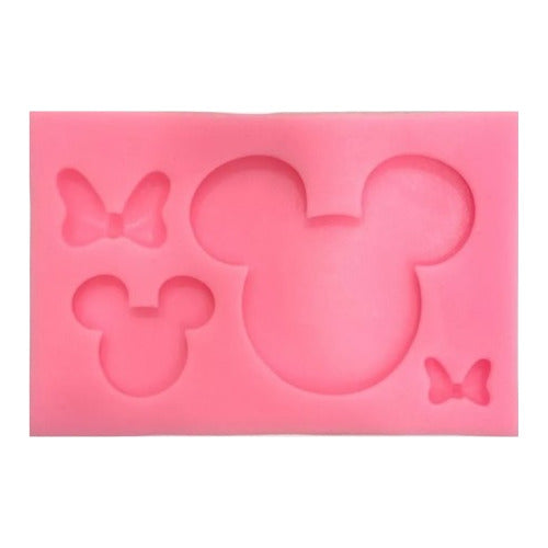 Doctor Glitter Silicone Mold Mickey and Minnie 0