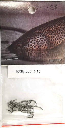 Rise 060 Fly Hooks Assortment - Pack of 10 - #10; #12; #14; #16; #18 2