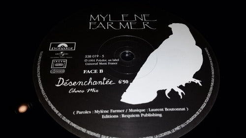 Mylene Farmer Desenchantee Remix Club Vinilo Maxi Impecable 2