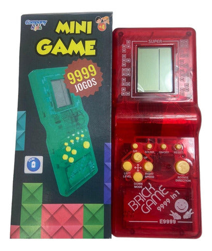 Kit 2 Mini Game Brink Game Portátil Jogos Antigos Retro 0