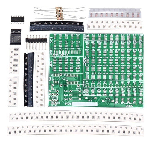 Kit De Soldadura Componentes Smd Diy Pcb Smt Practica 0