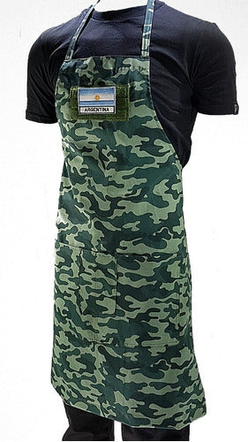 Linco Camouflage Gabardine Apron with Multi-Pockets 1