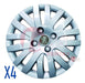 Set of 4 13-Inch Wheel Covers for Gol Corsa Clio Ka Palio Fiesta Auto 24