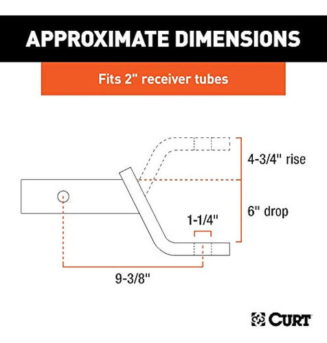 Curt Manufacturing Curt 45336 Class 4 Ball Mount 1