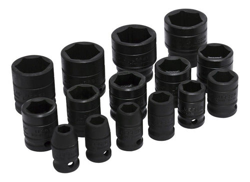 Tramontina Impact Socket Set 3/4'' - 13 Pieces 25 to 54mm 0