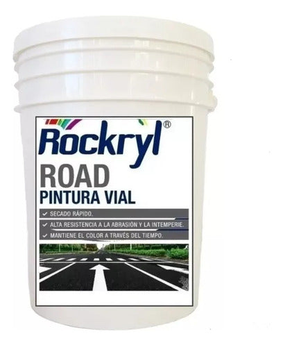 Rockryl Road Marking Paint Yellow White Red 4L 0