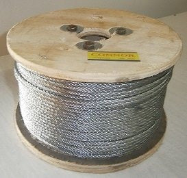 Cable De Acero Galvanizado 8mm, 6x19+1 Rollo X 50mts Connor 2