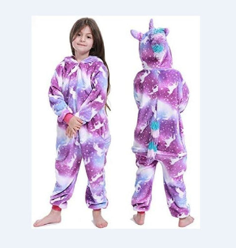 OEM Pijama Unicornio Violeta Infantil Niña 0