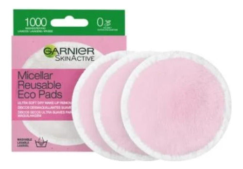 Garnier Eco Pad Reusable Makeup Remover Discs 0