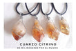 De mil maneras por el mundo Citrine Quartz Necklace - Natural Energy Stone - Motivation 1