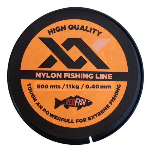 Red Fish Nylon Fishing Line 500mts 0.40mm 6