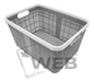 COMPRA WEB Canasto Plástico, Caja Organizadora 30x21 Baño Cocina 13261 2