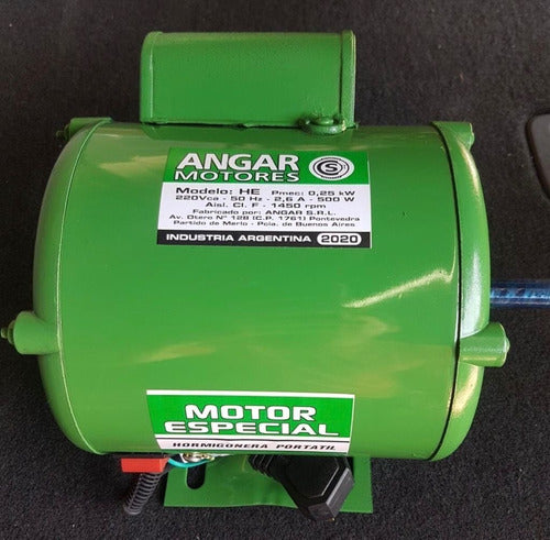 Motor Hormigonera Hasta 130 L 3/4 1450rpm 220v - Angar 2