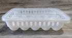 Plastic Egg Holder Tray X 15 with Transparent Lid and White Base by Pettish Online 4