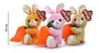 Phi Phi Toys Bunny Plush with Large Carrot 19cm 4