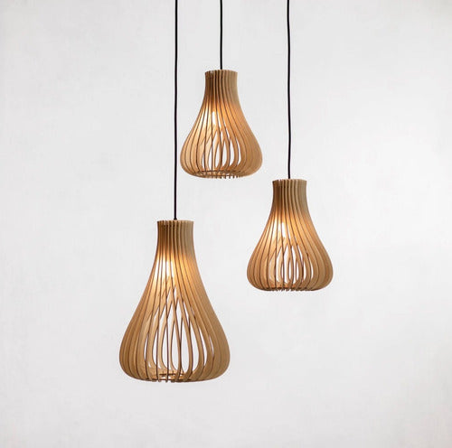 Pendant Ceiling Lamp Nordic Design Premium MDF Drop 23