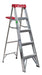 Cuprum Lightweight Aluminum Folding Ladder 5 Steps 150kg Capacity 0