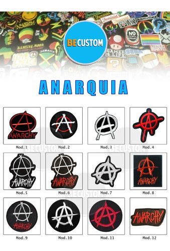 Be Custom Parche Aplique Bordado Punk Anarquia Anarchy Mod7 1