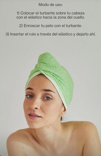 Franco Valente Turban Towel Bath Shower Hair Cap 5