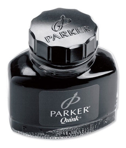 Parker Tinta En Frasco Quink 57 Ml Estilografica Negra 1