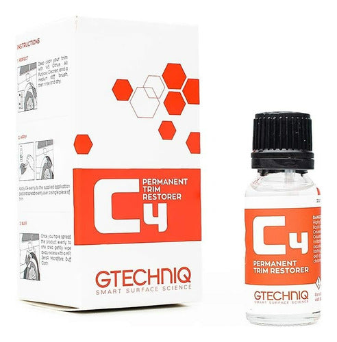 Gtechniq C4 Permanent Trim Restorer - 30ml 0