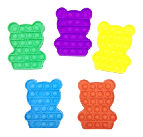 Silicone Fidget Anti-Stress Sensory Bear Pop It Figures 15