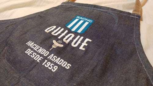 Personalized Racing Club Embroidered Apron in Gabardine or Denim 1