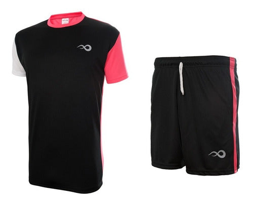 Kadur Men's Sports T-Shirt and Shorts Set for Padel, Tennis, Running, Gym 7