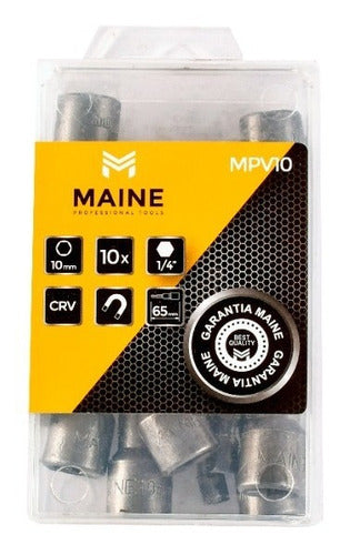 Maine Magnetic Hexagonal Drill Bit Tips 10mm x 10 Units 2