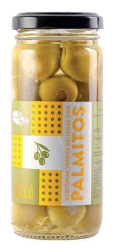 Famiglia Gullo Aceitunas Verdes Con Palmito 200 Gr. Pack X2 1