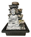 Mister Market Large Buddha Water Fountain with 4 Bowls Zen 40cm 1